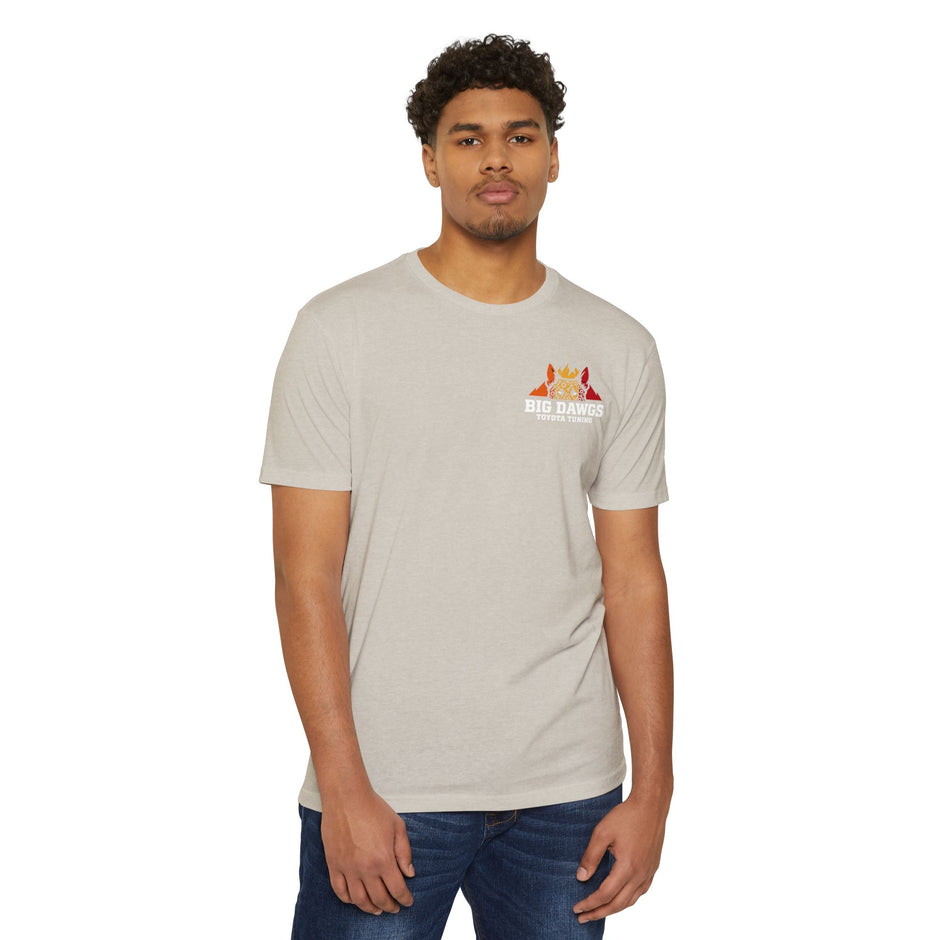 Big Dawgs Toyota Tuning full color logo tee, Next Level 6210 unisex CVC t-shirt