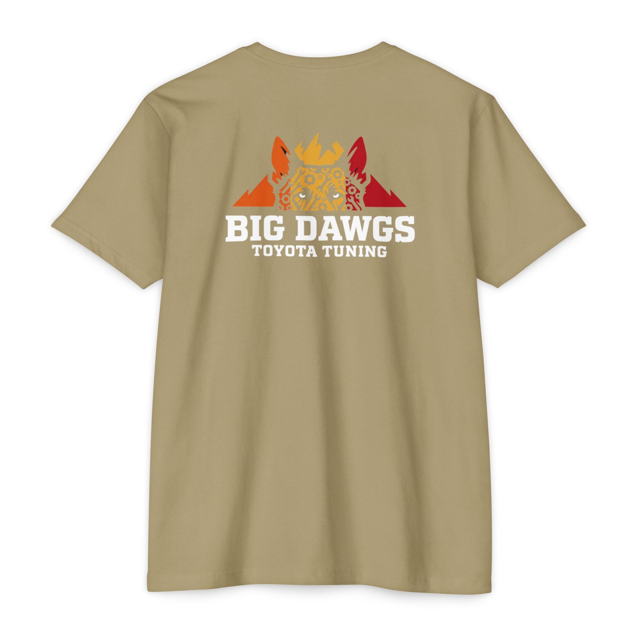 Big Dawgs Toyota Tuning full color logo tee, Next Level 6210 unisex CVC t-shirt