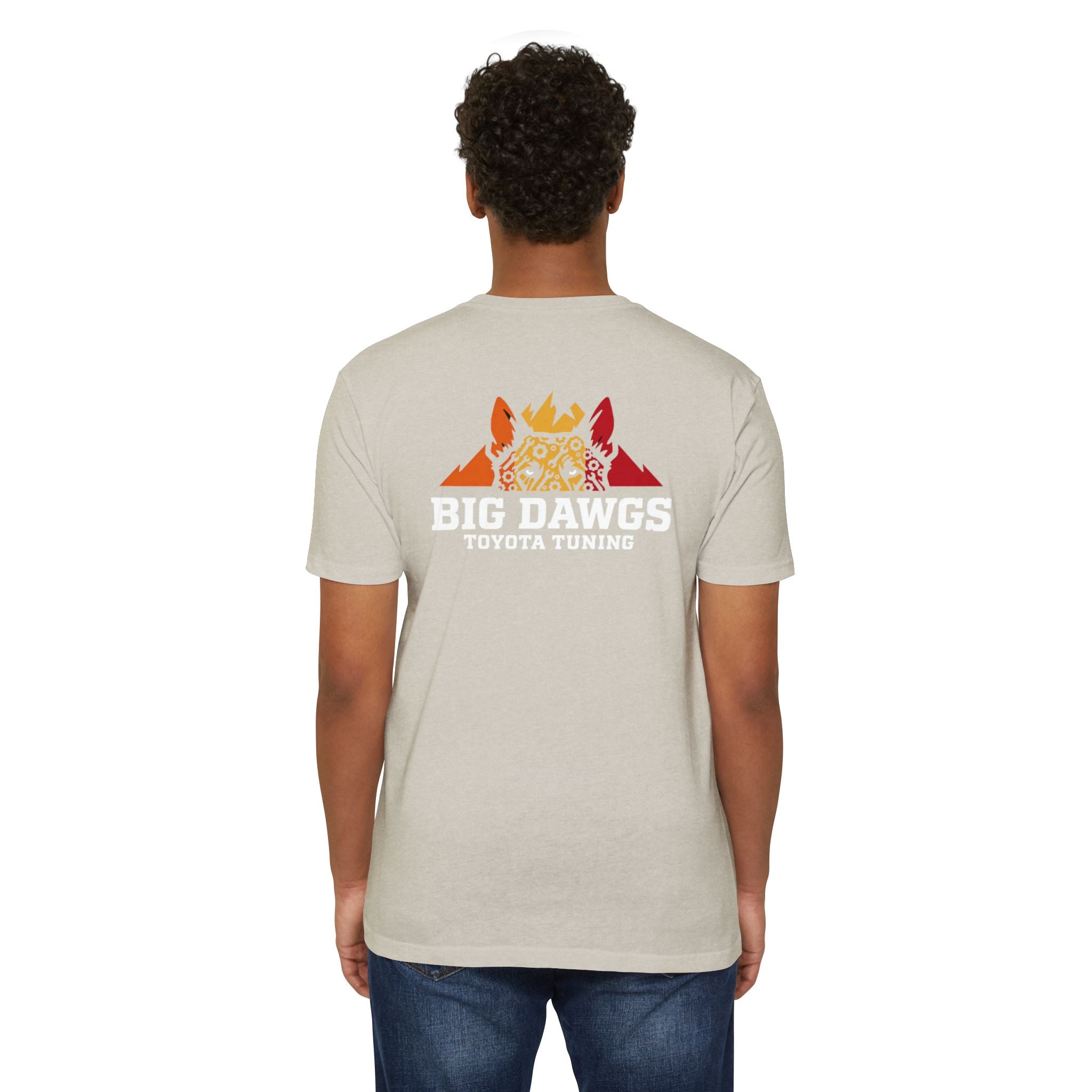 Big Dawgs Toyota Tuning full color logo tee, Next Level 6210 unisex CVC t-shirt