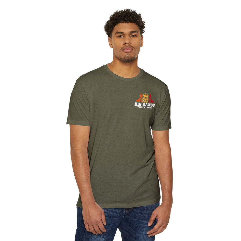 Big Dawgs Toyota Tuning full color logo tee, Next Level 6210 unisex CVC t-shirt