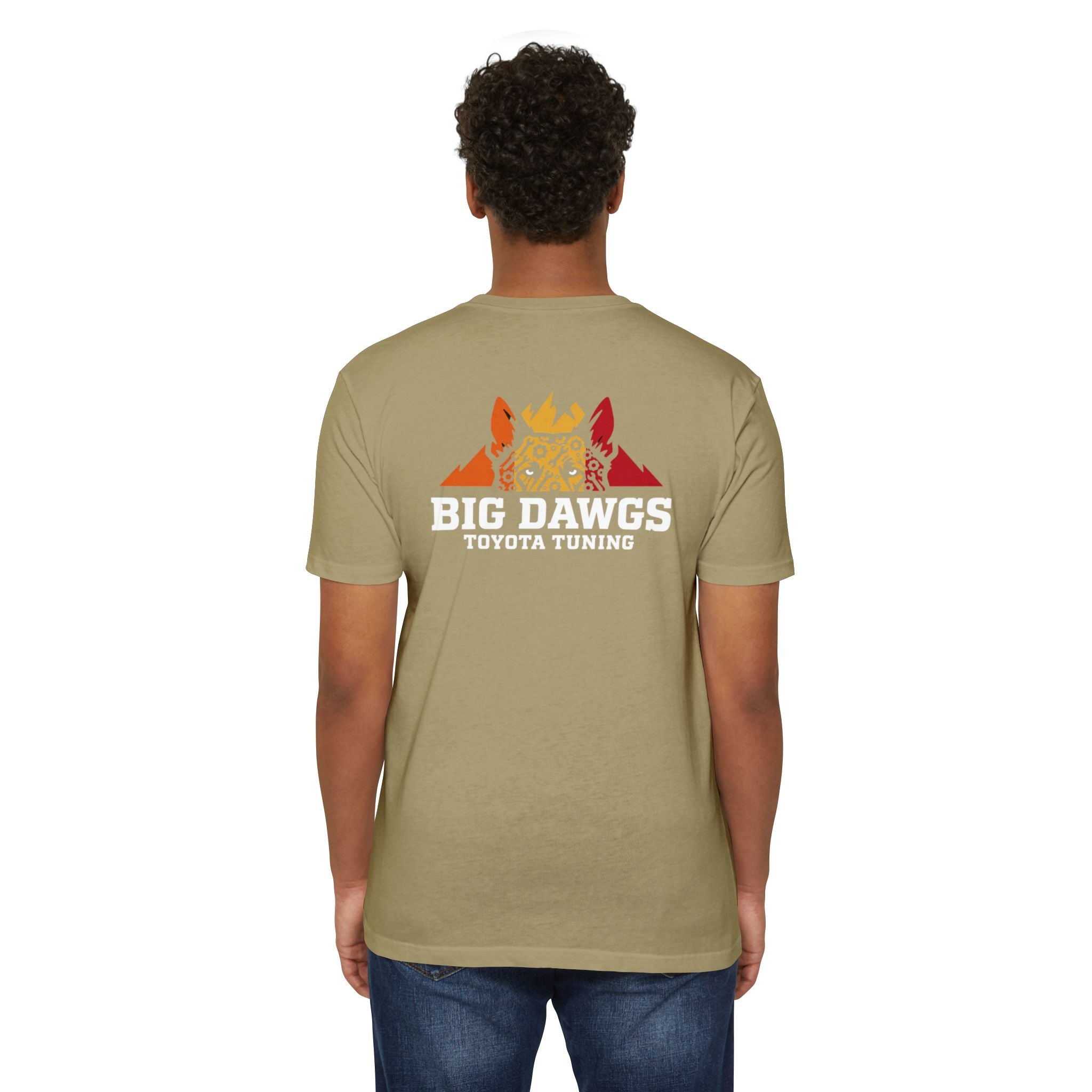 Big Dawgs Toyota Tuning full color logo tee, Next Level 6210 unisex CVC t-shirt