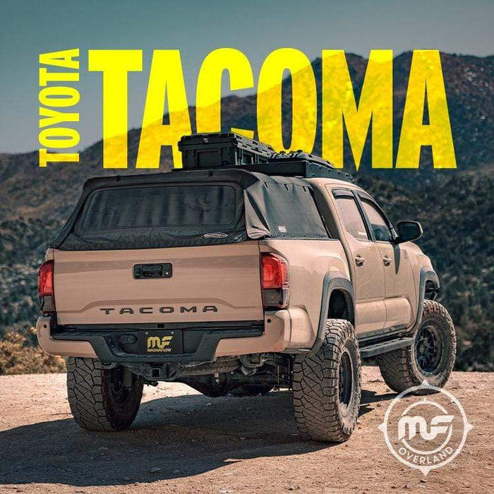 MagnaFlow Overland Series high-clearance exhaust exit on 3rd gen Tacoma