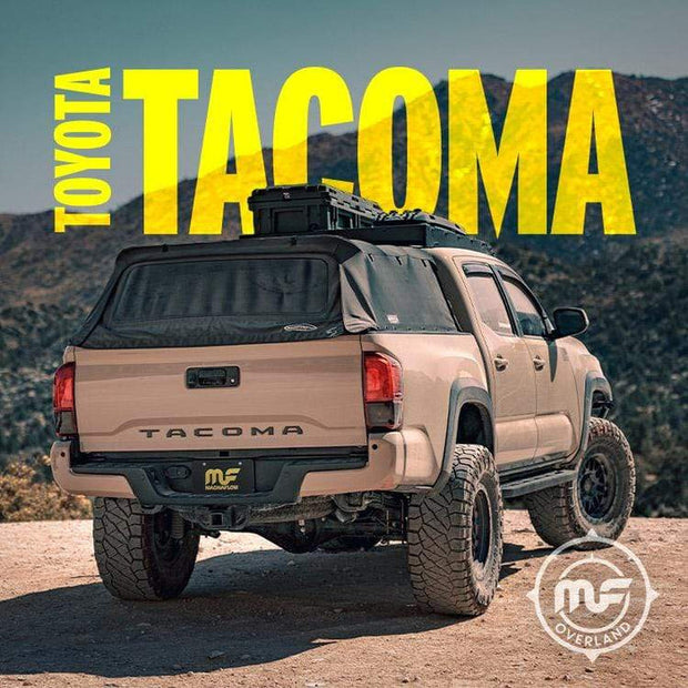 MagnaFlow Overland Series high-clearance exhaust exit on 3rd gen Tacoma
