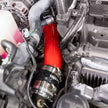 Banks cold side boost tube installed, close up