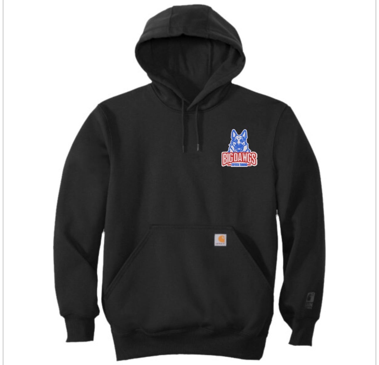 Big Dawgs Toyota Tuning Carhartt Rain Defender hoodie - premium Toyota tuning apparel