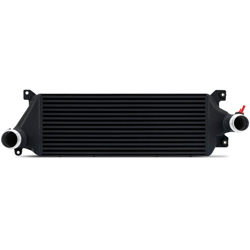 Mishimoto MMINT-TAC-24 intercooler end tank and billet port detail