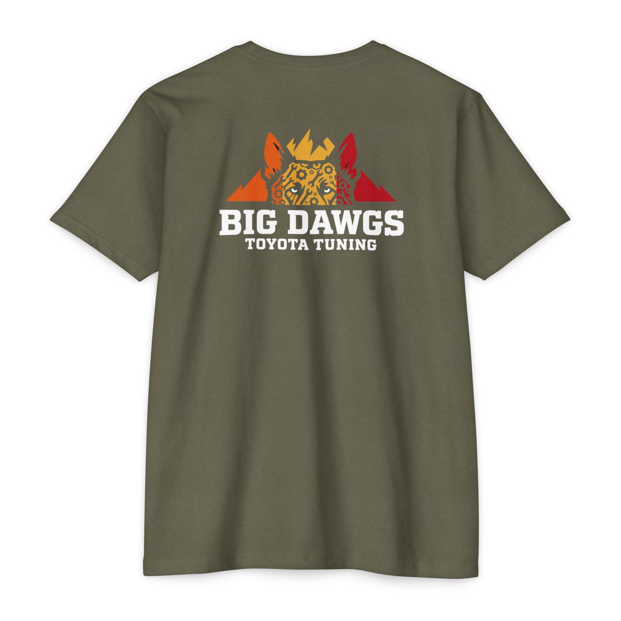 Big Dawgs Toyota Tuning full color logo tee, Next Level 6210 unisex CVC t-shirt