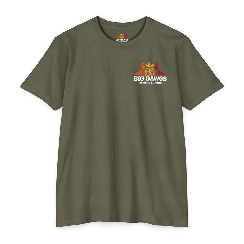 Big Dawgs Toyota Tuning full color logo tee, Next Level 6210 unisex CVC t-shirt