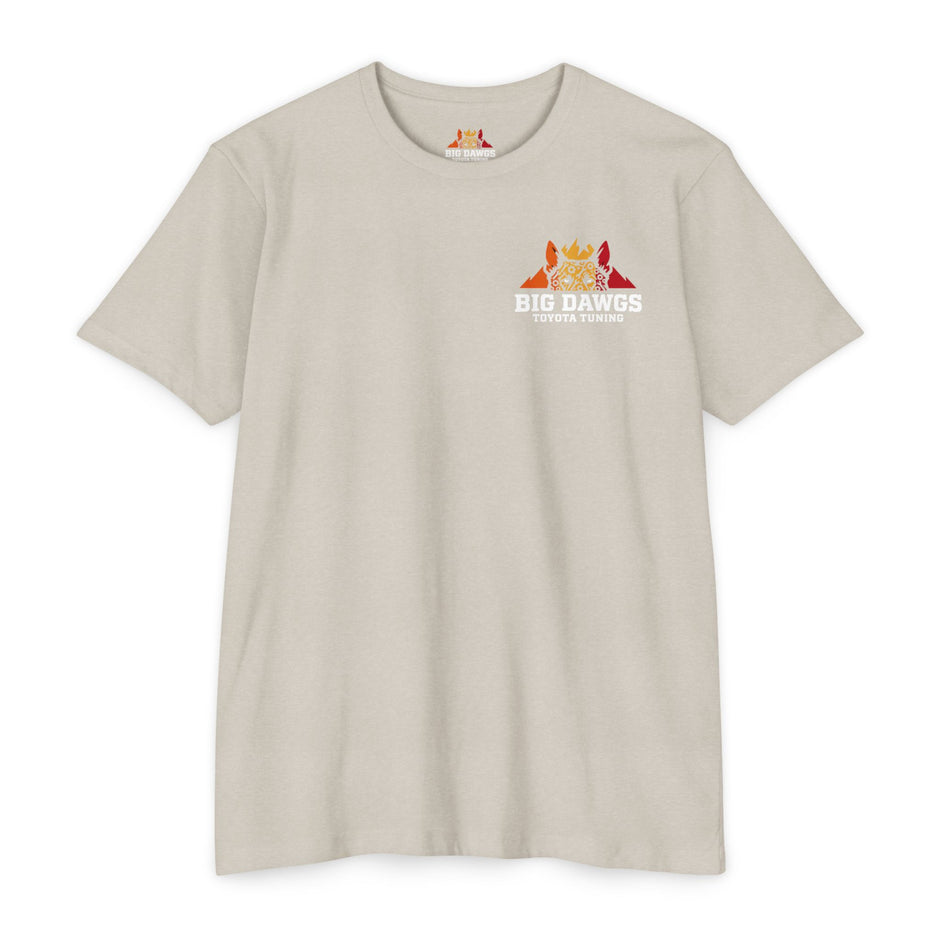 Big Dawgs Toyota Tuning full color logo tee, Next Level 6210 unisex CVC t-shirt