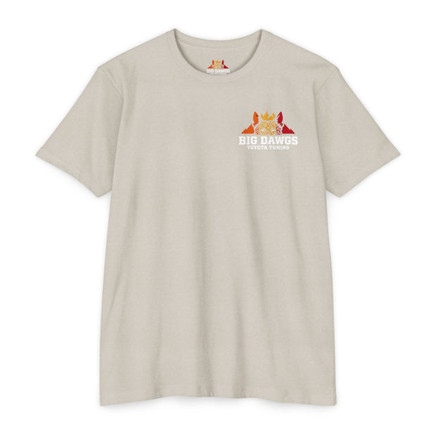 Big Dawgs Toyota Tuning full color logo tee, Next Level 6210 unisex CVC t-shirt
