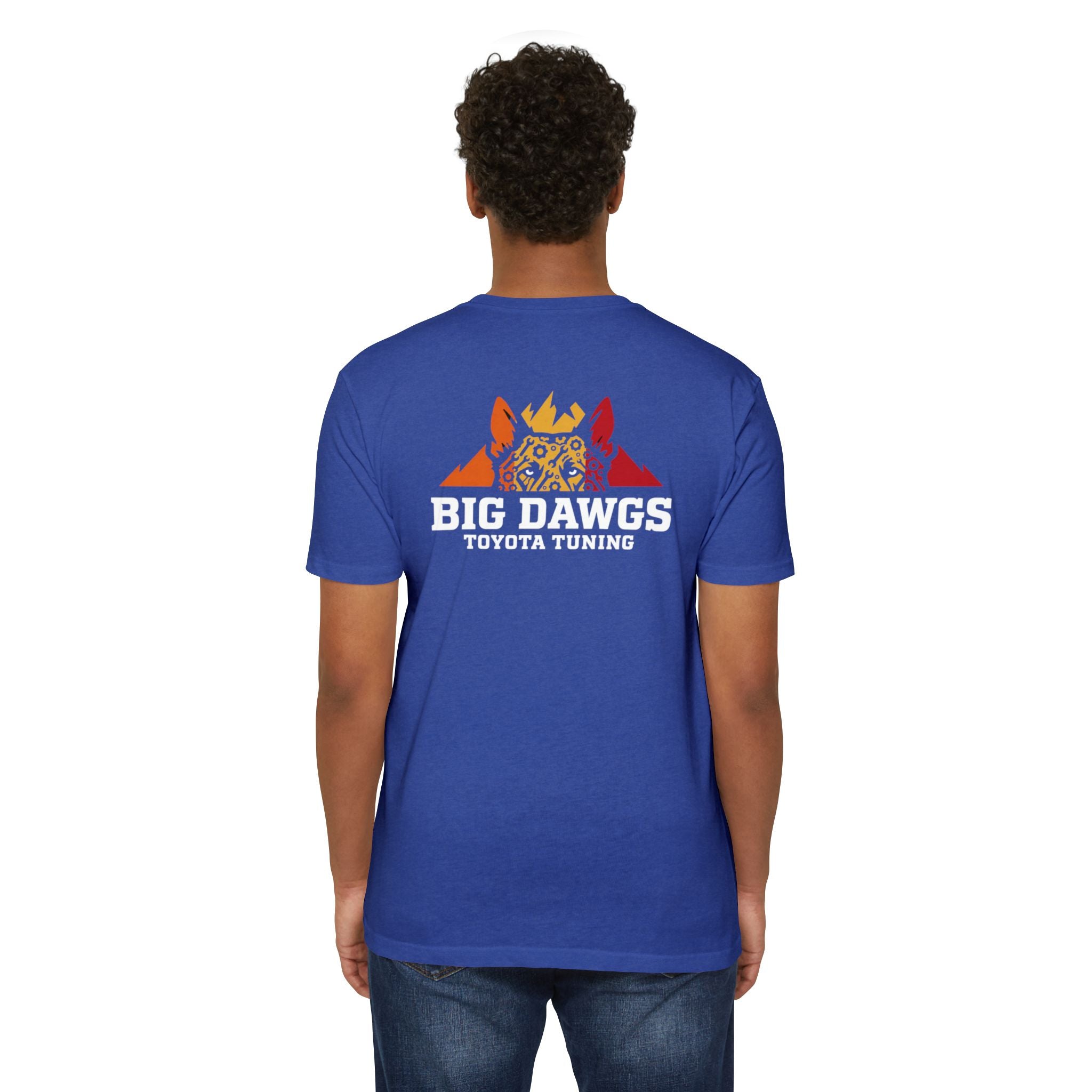 Big Dawgs Toyota Tuning full color logo tee, Next Level 6210 unisex CVC t-shirt
