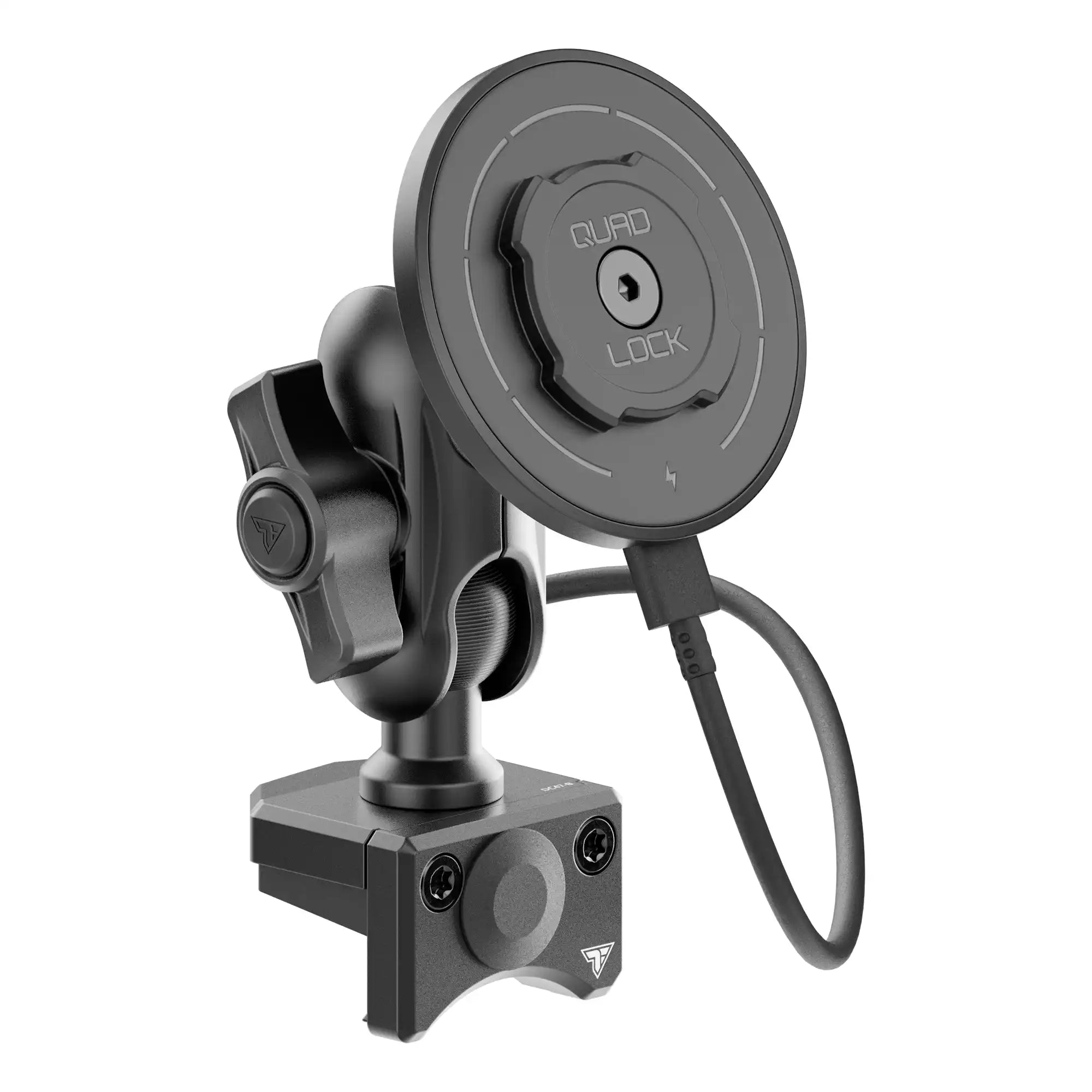Tackform 2024+ Tacoma dash clip with Quad Lock MAG wireless charging head