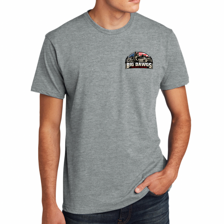 Big Dawgs Toyota Tuning American Flag Logo Tee