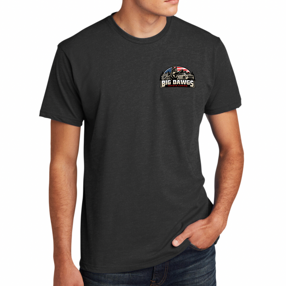 Big Dawgs Toyota Tuning American Flag Logo Tee
