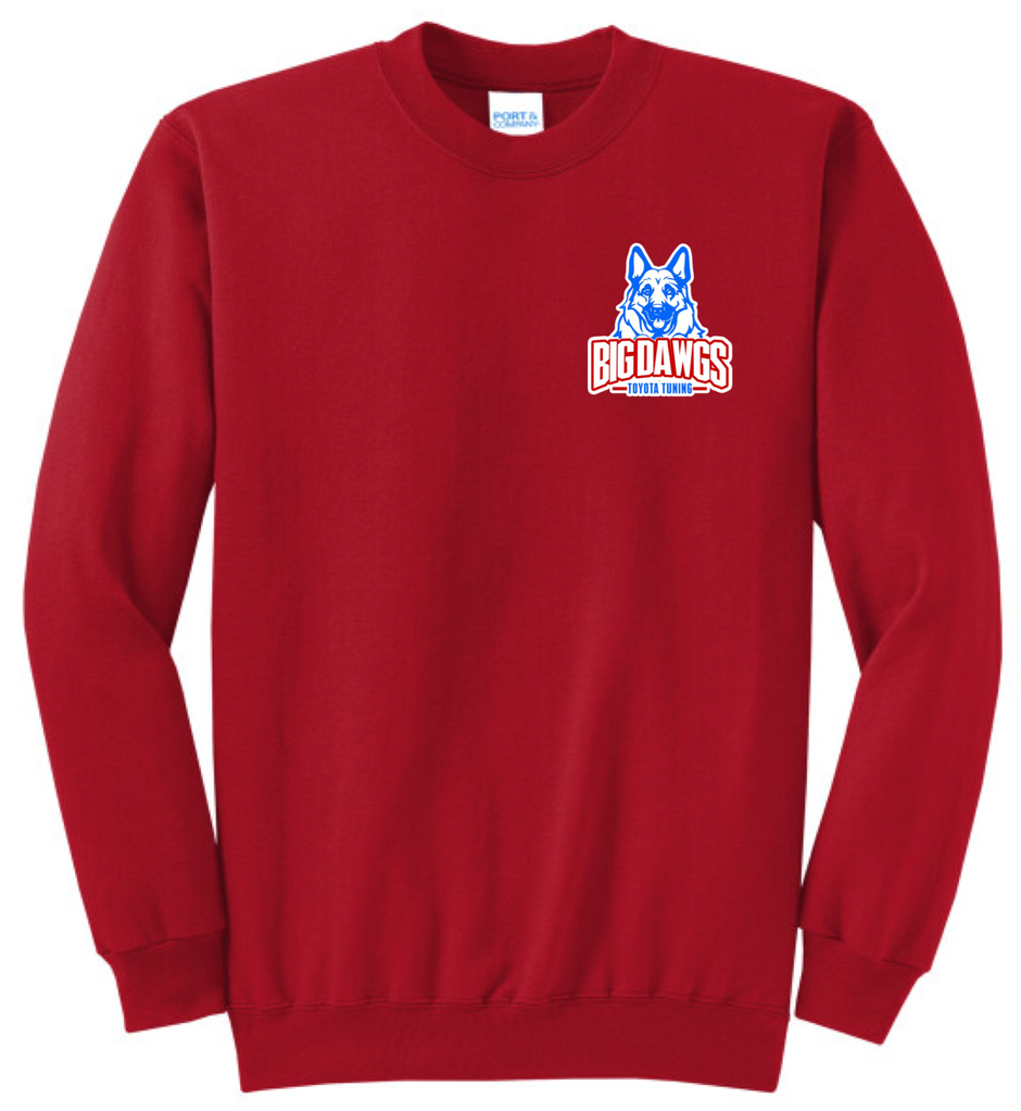 Big Dawgs Toyota Tuning lightweight crewneck sweatshirt - Toyota performance apparel