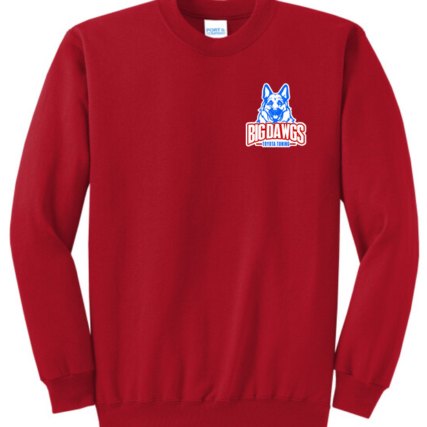 Big Dawgs Toyota Tuning lightweight crewneck sweatshirt - Toyota performance apparel