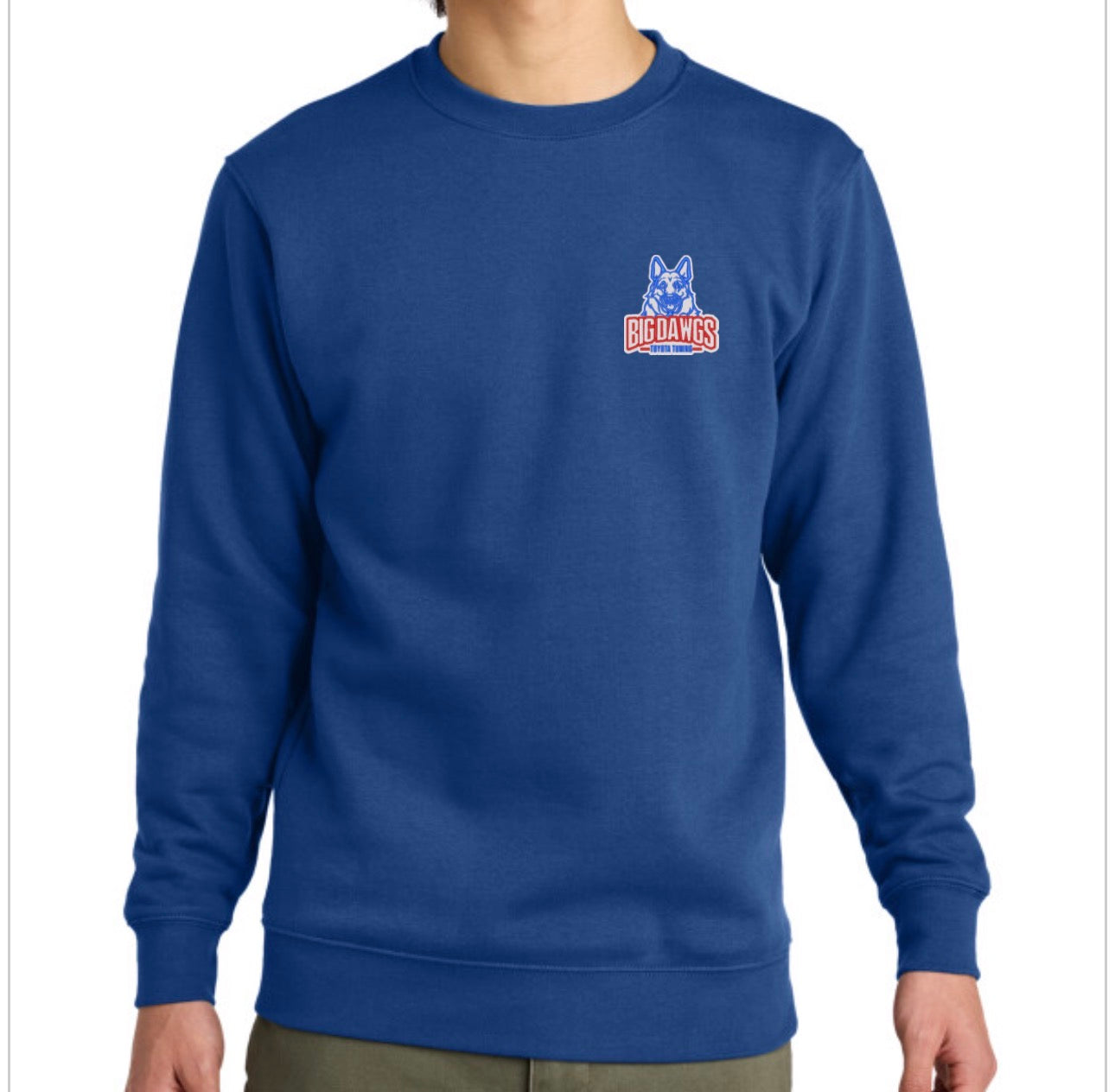 Big Dawgs Toyota Tuning embroidered fleece crewneck - Toyota enthusiast apparel