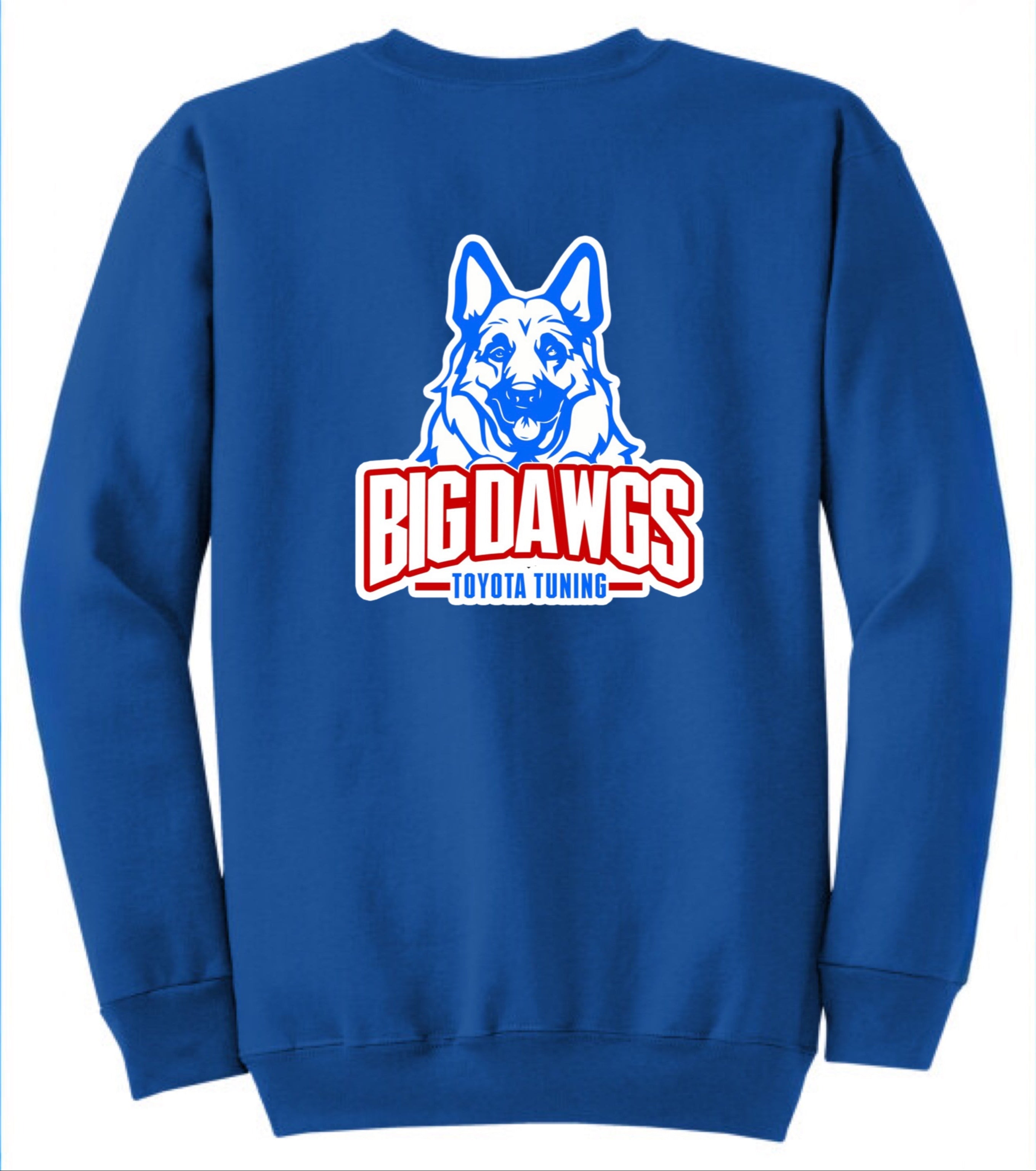 Big Dawgs Toyota Tuning lightweight crewneck sweatshirt - Toyota truck lifestyle apparel