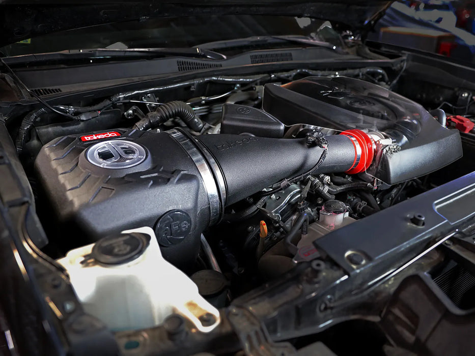 aFe Takeda Momentum 360-degree radial flow air filter detail